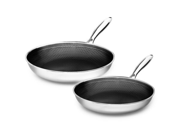 Stegepandesæt 2-dele | hybrid non-stick onyx cookware stegepandesæt | onyxcookw